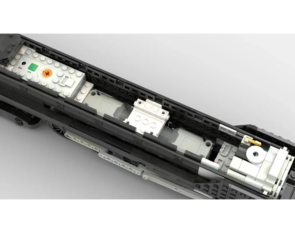 Moc blocos de construção modelo nyc S1-b niagara trem tecnologia modular blocos de construção festival presente brinquedo das crianças conjunto diy