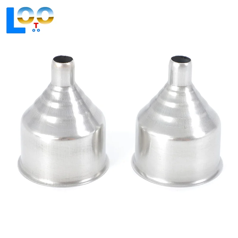 Воронка из нержавеющей стали, портативная мини-воронка с маленьким горлышком, барная винная колба, универсальная воронка с длинным горлышком, кухонный аксессуар