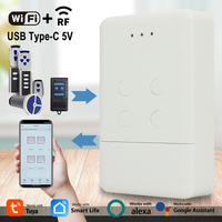 Tuya WIFI Smart Normstahl / Crawford Garage Door Remote Control Gate EA433 4K 2KS 2KM RCU433 2K 4K T433-4 N002800 433.92MHz