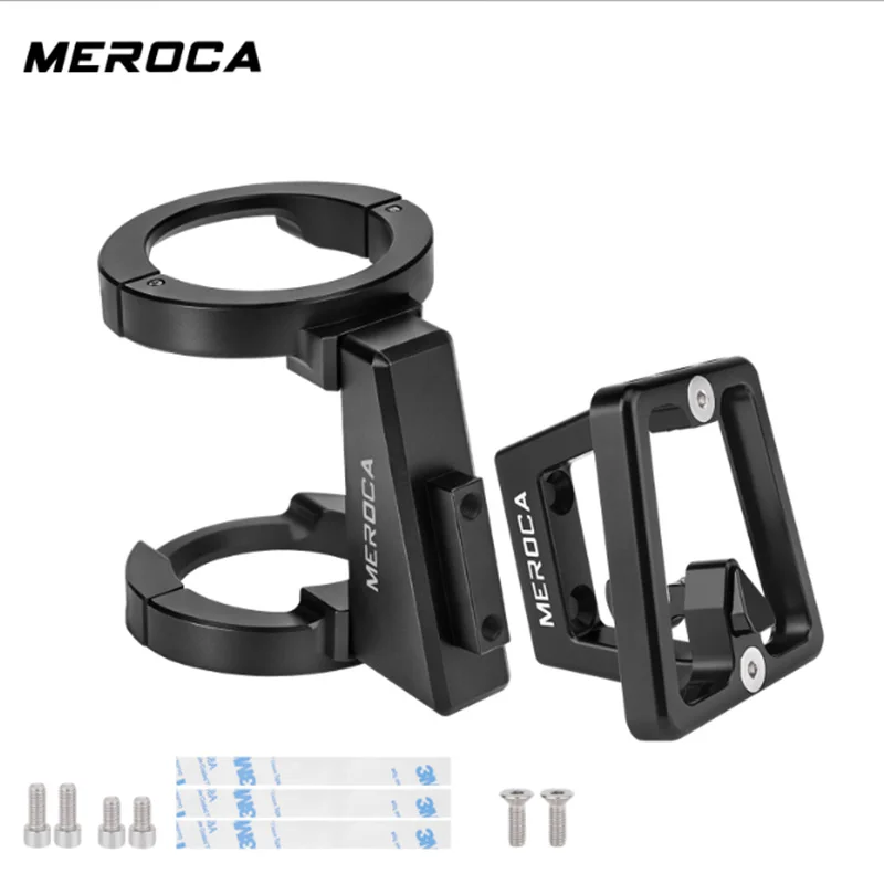 Front Bag Bracket Adapter Mount, Adjustable Lock Ring Holder for Birdy Dahon SP8 412 Folding Bike