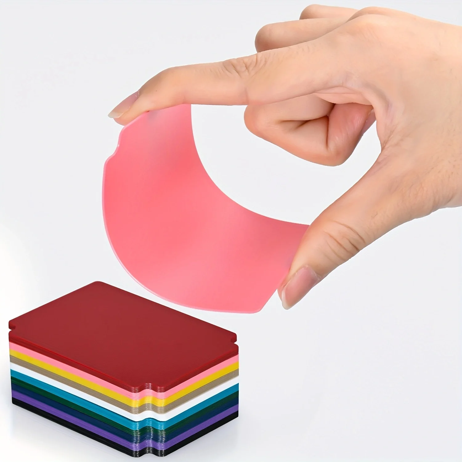 Separadores de tarjetas comerciales para caja de almacenamiento, divisores multicolores, separador de 10 colores con pestañas, apto para TCG, tarjeta de béisbol, deportes