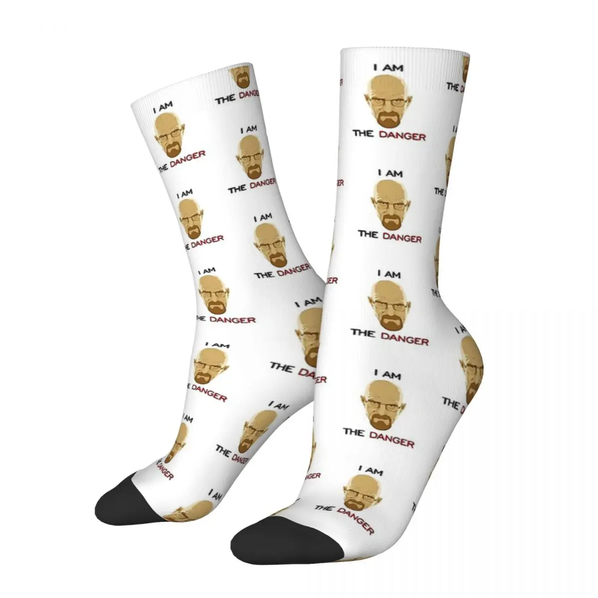 Heisenberg Walter I AM THE DANGER Men Women Socks Outdoor Novelty Spring Summer Autumn Winter Stockings Gift