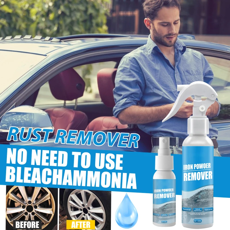 1pc Mehrzweck-Rostent ferner Spray Metallo ber fläche Chrom farbe Auto Wartung Eisenpulver Reinigung Super Rostent ferner