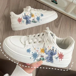 stitch Anime Shoes Low top Shoes Spring New Breathable Versatile girl boy Shoes Board Shoes Student woman 40