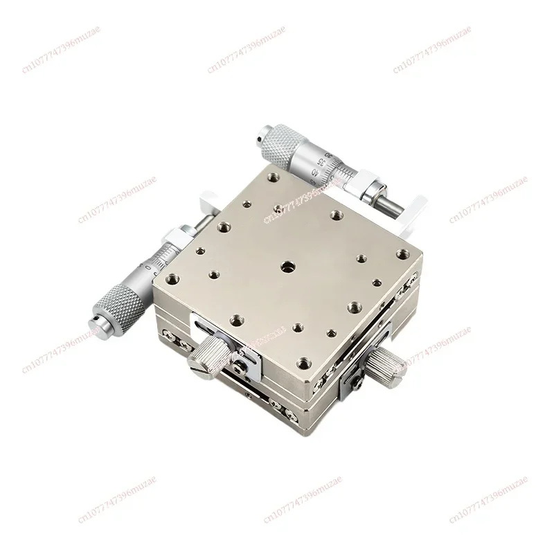 

Stainless Steel Moving Platform LBY40/60 Precision Fine-tuning Platform Manual Displacement Sliding Table X Axis LBX40