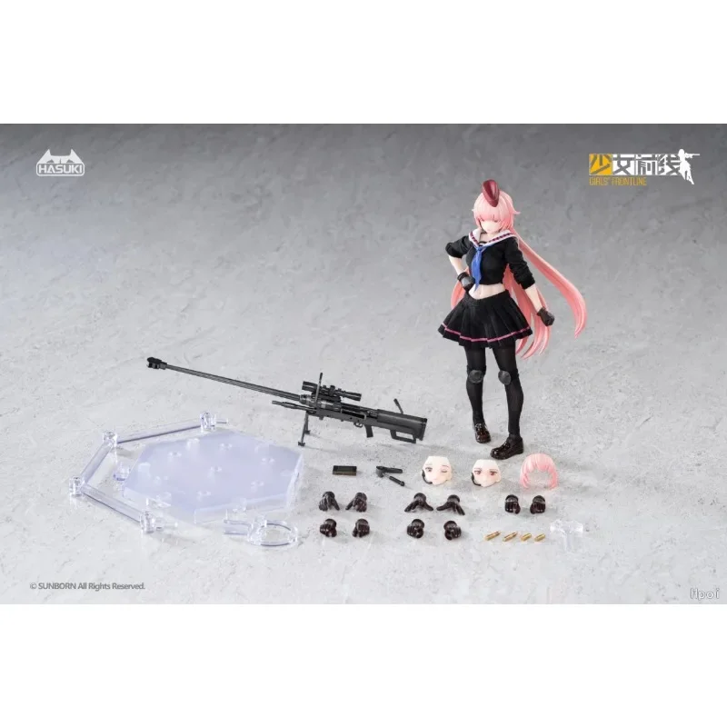 En Stock, Figura de Acción HASUKI Pocket Art Series PA011 Girls Frontline NTW-20 Sniper 1/12, Colección de Regalo