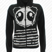 2000s New Gothic Harajuku Women Sportswear Tend Printed Hoodie New Street Clothes Men and women Zippered Hooded Emo Girl Y2k Top