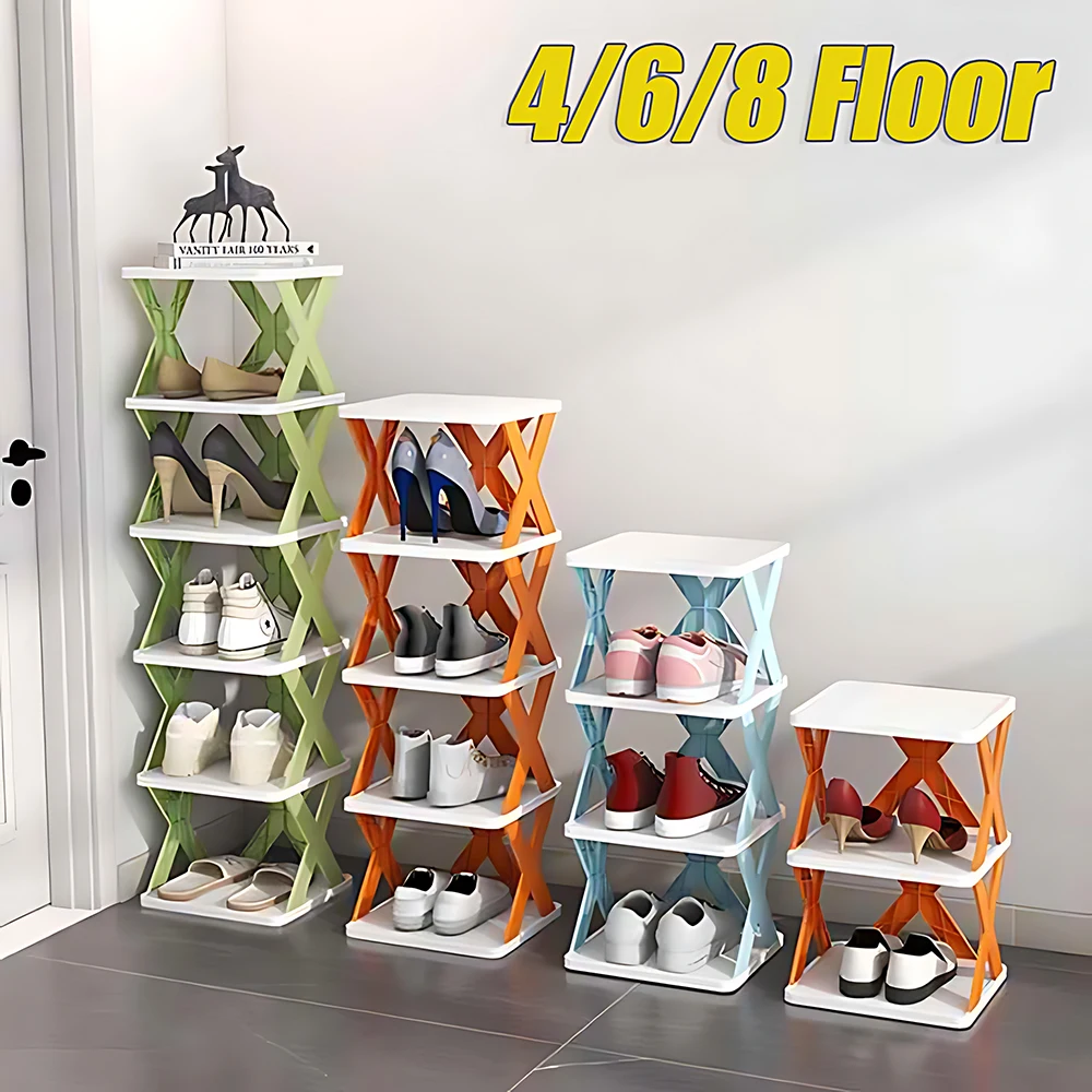 Simple Shoe Rack Multi-Layer Space Saving Shoe Rack  DIY Home Use Multifunctional Organizer  Multifunctional Economic Shoe Rack