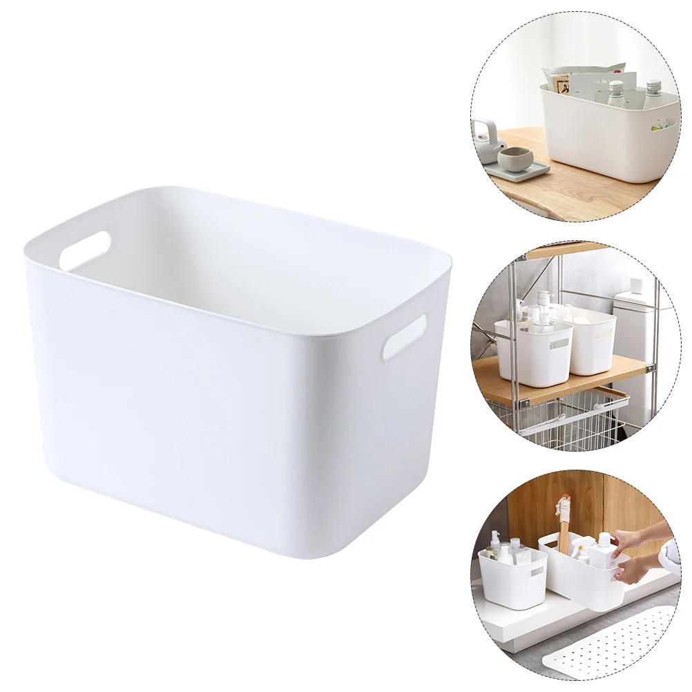 

1Pcs Snack Storage Box Portable Large Capacity Storage Basket Desk Organizer Sundries Holder for Bathroom Kitchen Home Office