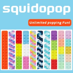 Squidopop Fidget Toys Floor Suction Cup Toy Squidops Antistress Squishy Silicone Stress Reliever Sensory Squeeze Adult Toys