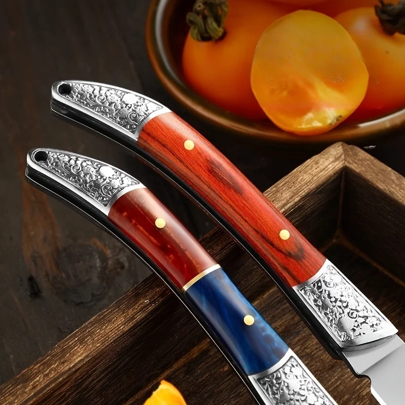 PLYS-1 Piece Mini Fruit Folding Knife, Fruit Paring Knife, Small Portable Knife, Pocket Knife, Suitable for cutting fruits