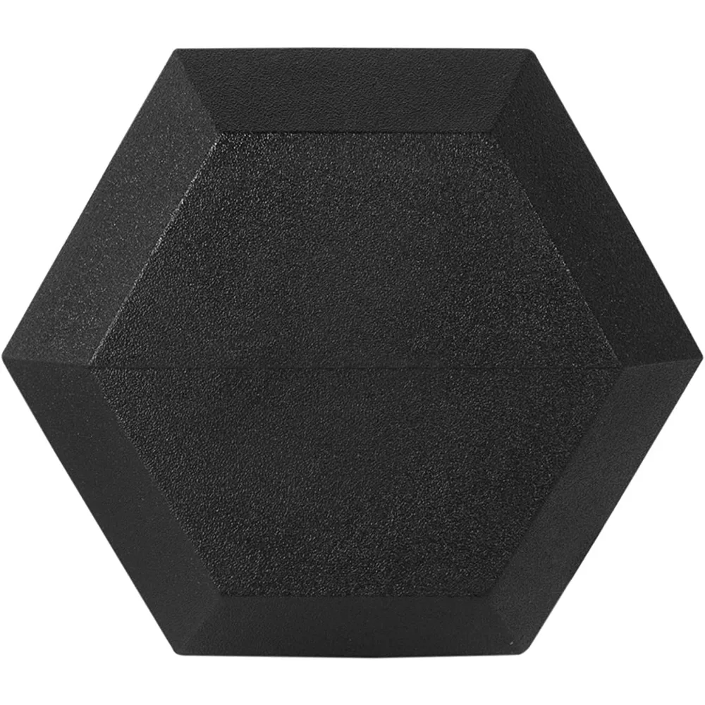 WF Athletic Supply: Solid Steel Hex Dumbbells with Rubber Coating for Strength Training