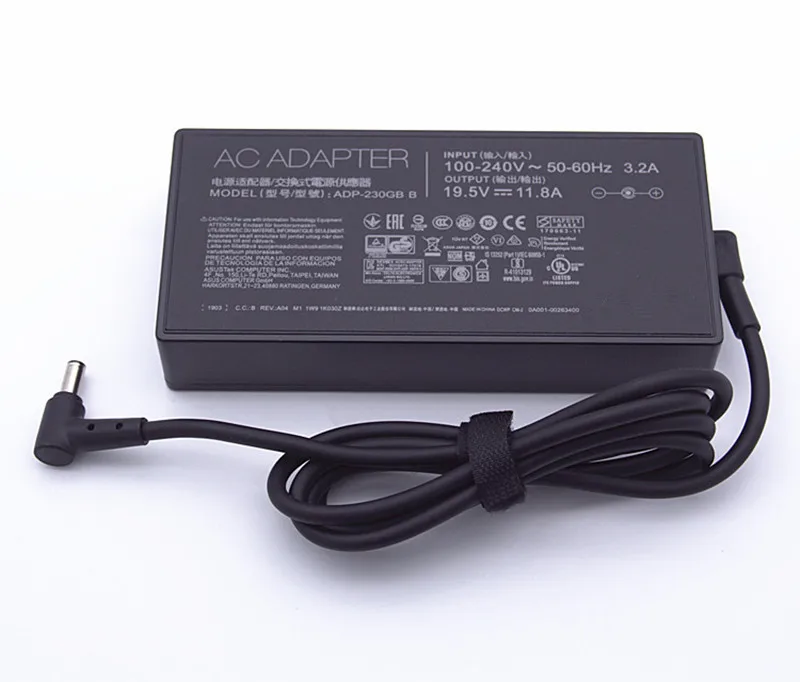 Imagem -03 - Adaptador ac Adp230gb b para Asus Rog Gaming Laptop Charger 230w Gm501gs Gx501v Gx501vi Gx501 Gx501vi-xs75 19.5v 11.8a Original