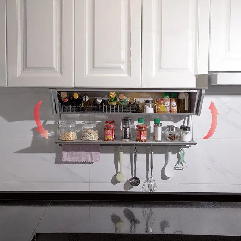 خزانة المطبخ العلوية، خزانة أثاث قابلة للطي، خزانة تخزين قابلة للطي للمصعد