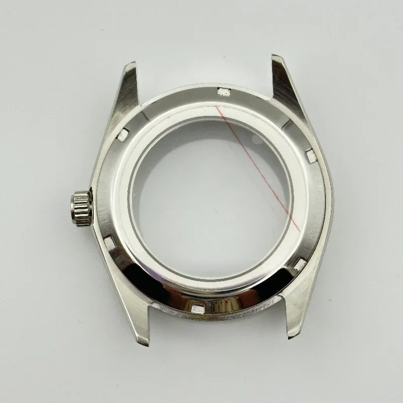 حافظة ساعة ميكانيكية من زجاج الياقوت 40 ملم 304 ملحقات الساعة لحركة NH35