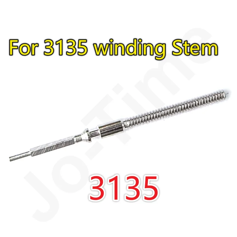 Outil de réparation de mouvement de tige 3135, tige d'enroulement de mouvement 3135, tige de poignée en acier, tiges de montre en métal 3186 3130 universelles, 1/5/10 pièces