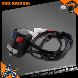Motorcycle Universal HeadLight Horn Signal Engine Kill Switch Cluster For KTM EXC EXC-F TPI 2016-25 For Gasgas For Husqvarna