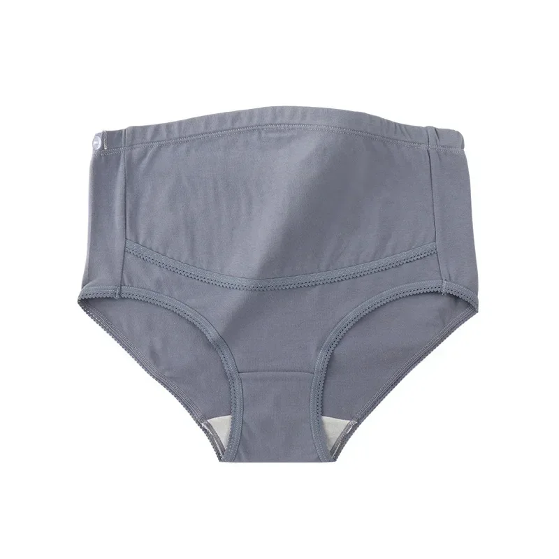 

Бесшовное дышащее нижнее белье из чистого хлопка с высокой талией для беременных, мягкие треугольные брюки с поддержкой живота