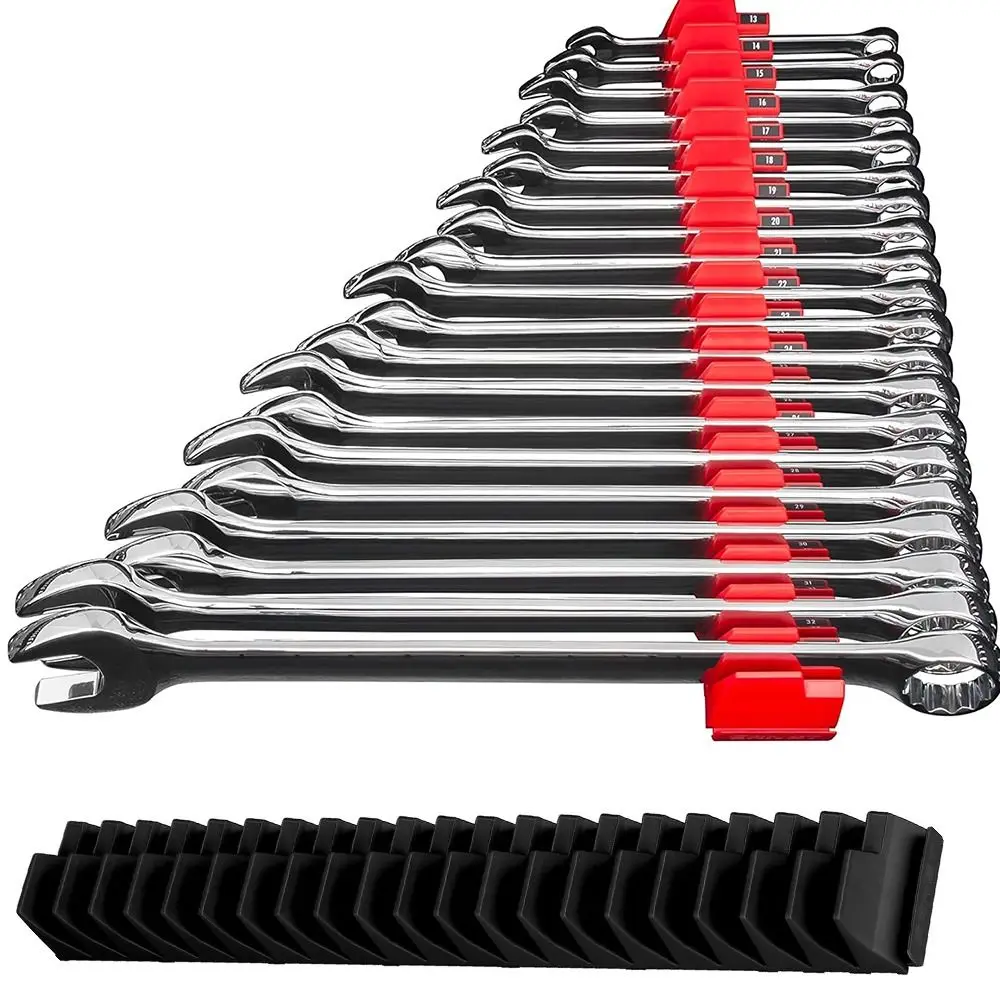 Multi-Purpose 23 Slots Wrench Holder Spanner Storage Storage Rack Organizer Hardware Tool