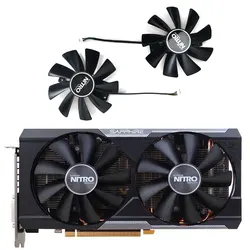 Saphir 100MM GAA8B2U GAA8S2U 4PIN R9 380 380X Ventilateur vidéo Sapphire R9 380 380X 2g4G D5 Ventilateur de carte graphique Ventilateur de refroidissement VGA