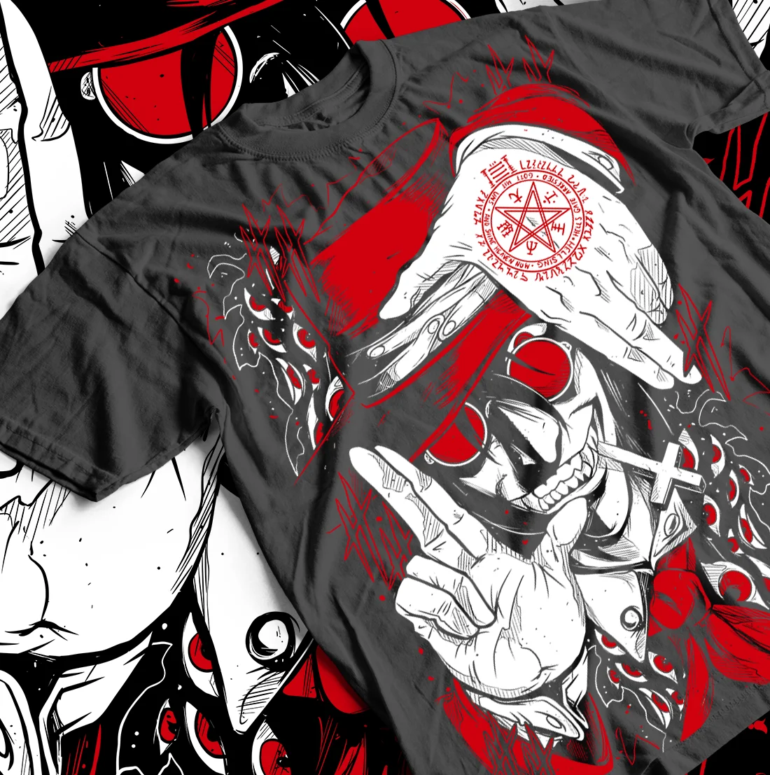 Ultimate Vampire new Unisex t-Shirt,Anime Hellsing Shirt,graphic tee All Size image 2