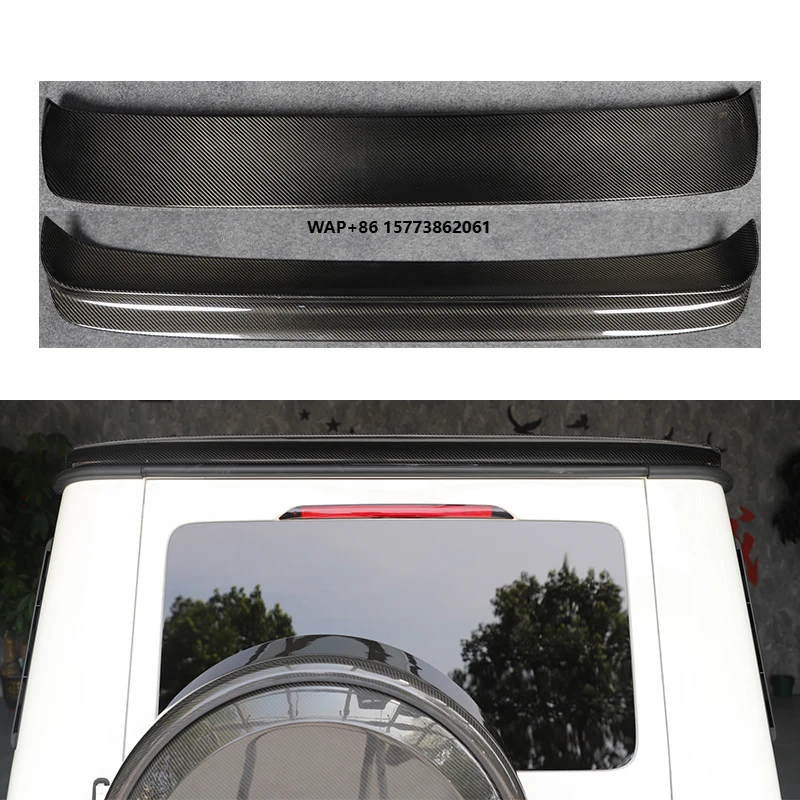 

Car Upgrade Carbon Fiber Tail Decorative Panel New Condition Fit for BZ 2019-2024 AMG G63 W464 Mansory Style