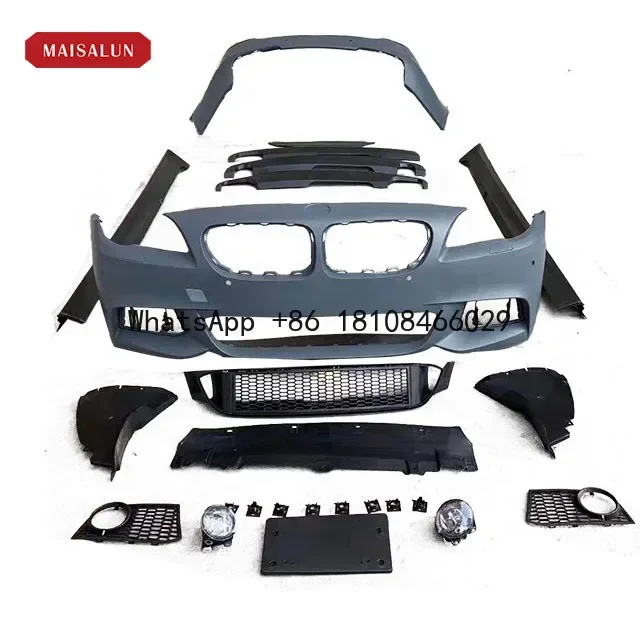 F10 MT M Tech Style Body Kit For Bmw F10 F18 Body Kit Uograde To MT Car Buer Front Buer Rear Buer Side Skirt