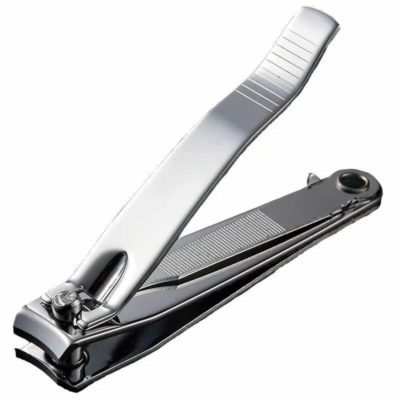 Nail Clippers Stainless Steel Sharpest Nail Cutter Duty Curved Edge for Adult Men Women Swing Out Nail Cleaner/File