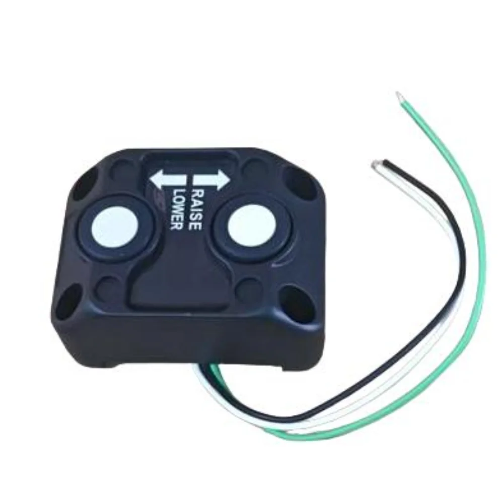 For Waltco Lift Gate Switch Button Raise Lower 3 Wires 800000425 Black Plastic Replacement Part For Truck Tailgate Control Syste