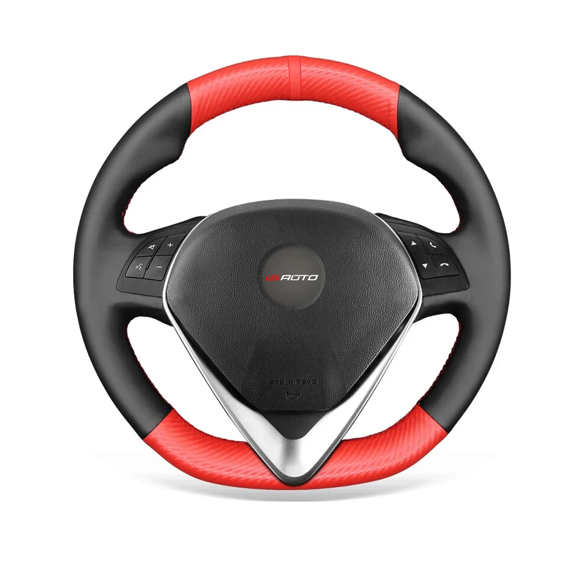 Microfiber Leather Hand Stitched Steering Wheel Cover for Alfa Romeo Giulietta 2014-2021 MiTo 2016-2019 Car Hand-sewing