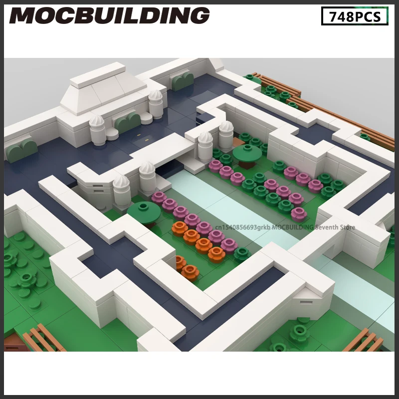 Blocs de construction MOC, série de jeux classiques, scène de carte de château, ensembles d'exposition de Collection, jouets, briques d'assemblage à monter soi-même, cadeaux créatifs