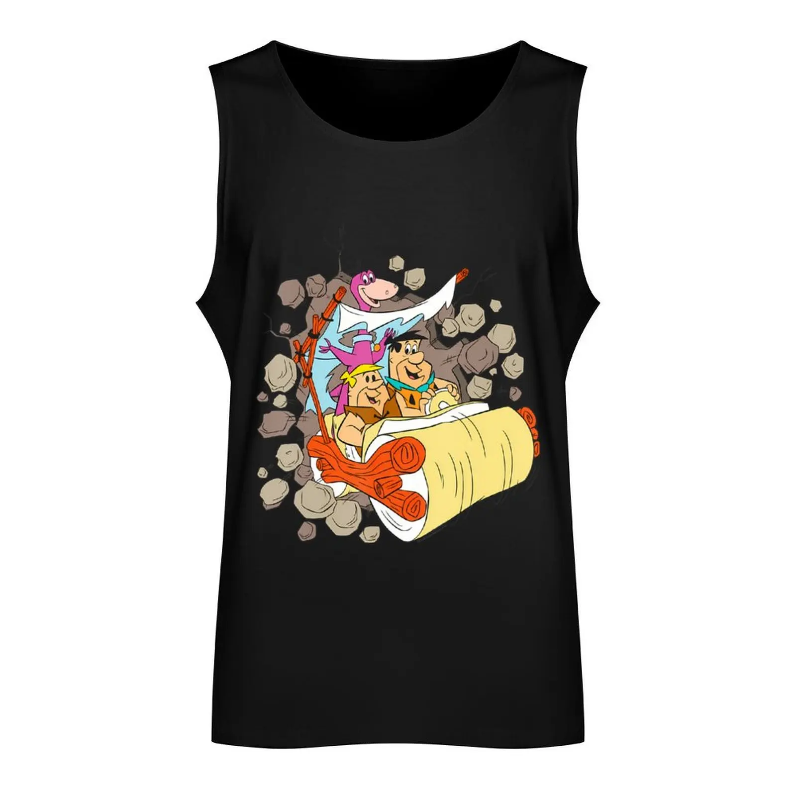 Vintage Movie - Vintage Animated Sitcom Tank Top Men's clothes summer clothes men 2024