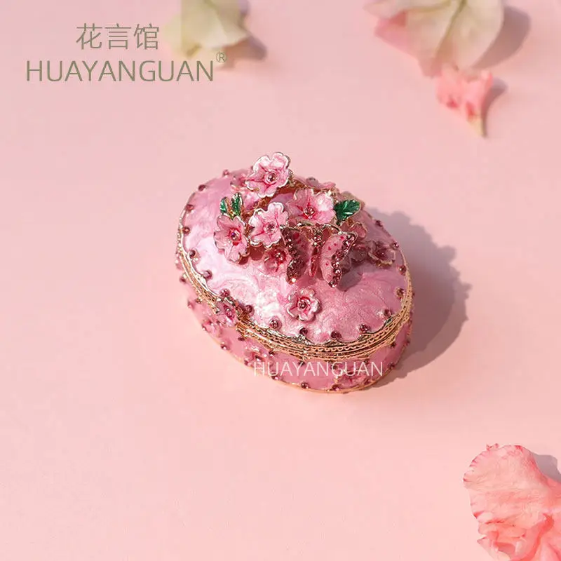 Japanese Sakura Princess Jewelry Box High Grade Storage Box Proposal Ring Box