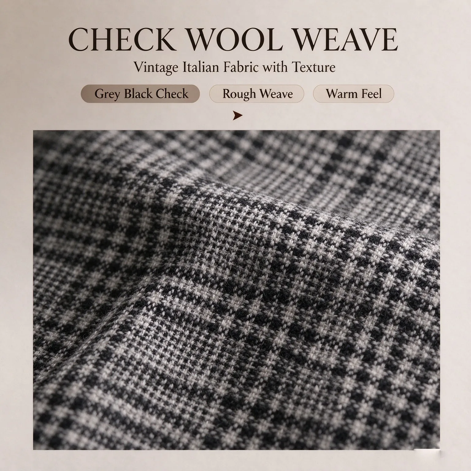 Autumn Winter Men's Suits Jacket Formal Single-Breasted Plaid Blazer Tweed Wear Tuxedos Business Casual Party Men Sport Coats image 3
