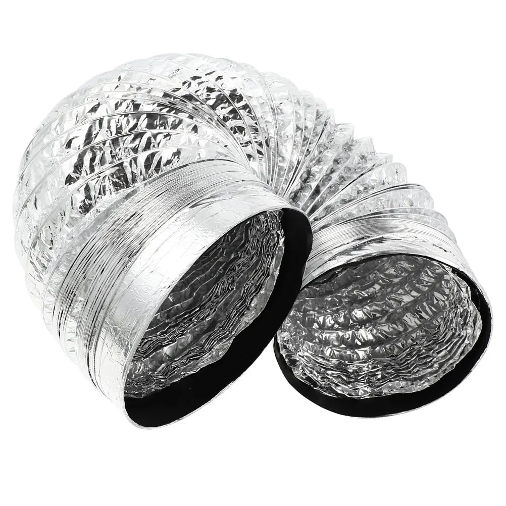 

Aluminum Foil Telescopic Duct Vent Hose Air Conditioner Exhaust Pipe Kitchen Accessory Double layer Flexible Ducting Range Hood
