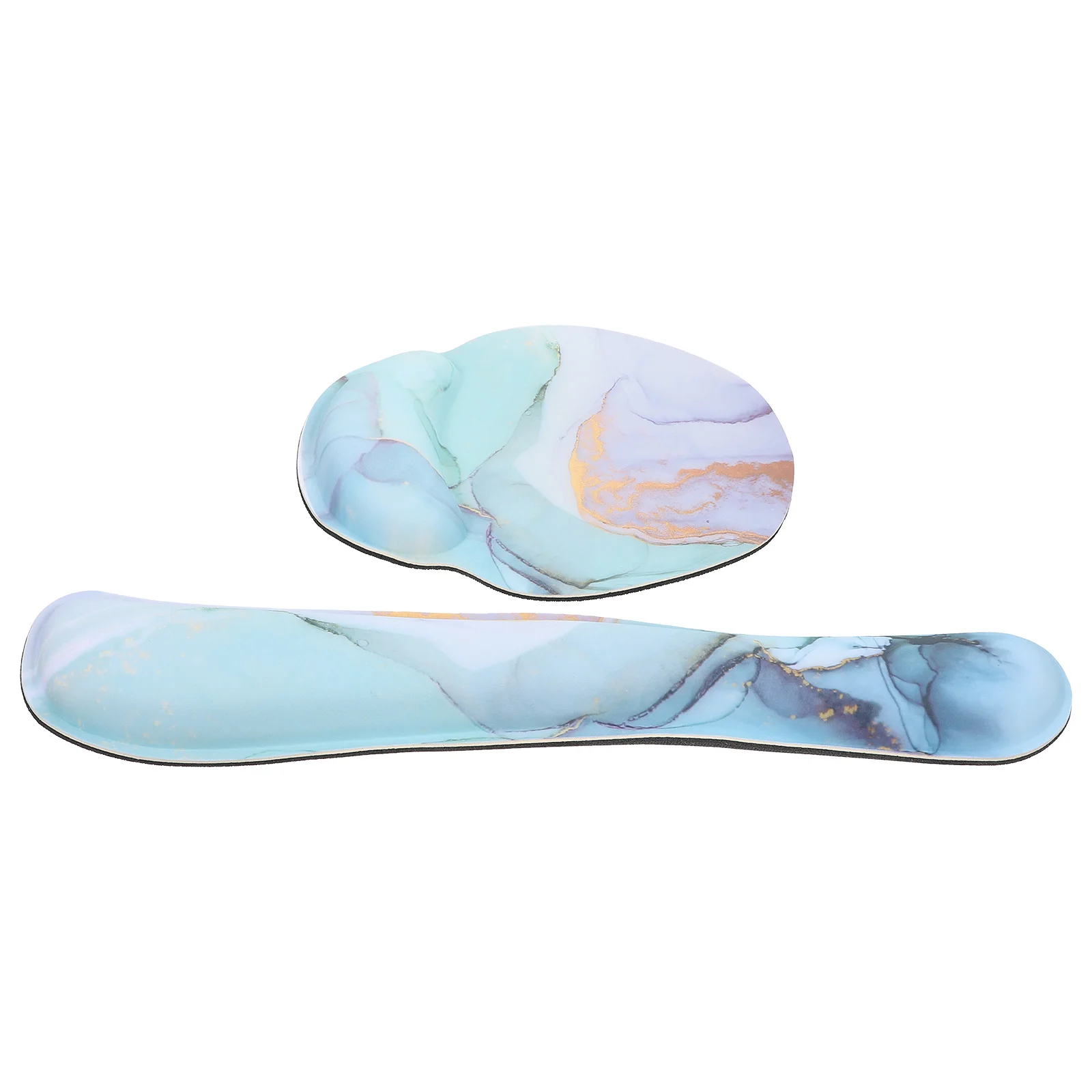 

1Set Memory Foam Mouse Wrist Rest Pad Ergonomic Comfortable Keyboard Support Cushion for Office Computer Use Long Time Work