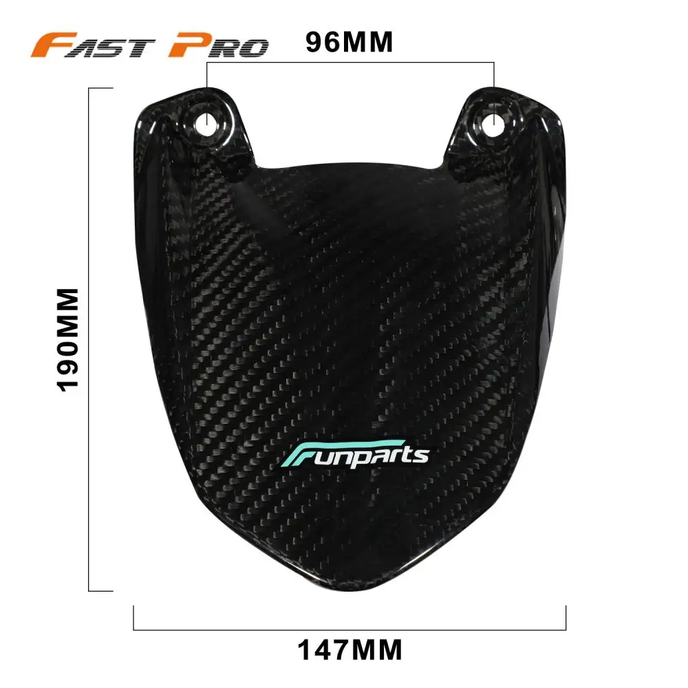 Funparts Rear Fender Mudguard Mud Guard Carbon Fiber Motorcycle Accessories For Talaria Sting MX3 MX4 Electric Vehicle Dirt Bike