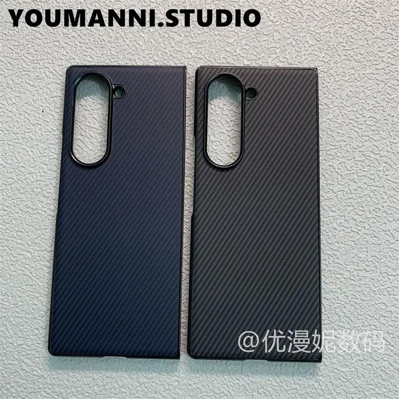 For Samsung Galaxy Z Fold 7 6 Case Simple Kevlar Texture Magnetic Suction Skin-friendly Anti-drop Cover Samsung Galaxy Z Fold7 6