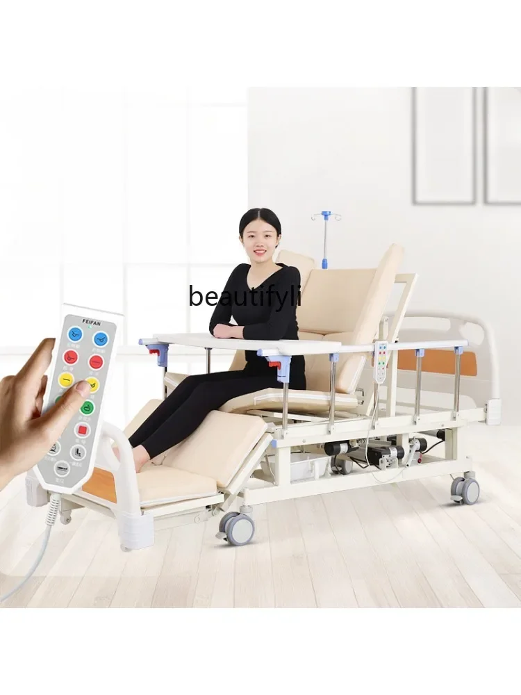 Electric Household Multi-Functional Nursing Bed Paralysis Patient Elderly Turn over Automatic Lifting Hospital Bed Widened