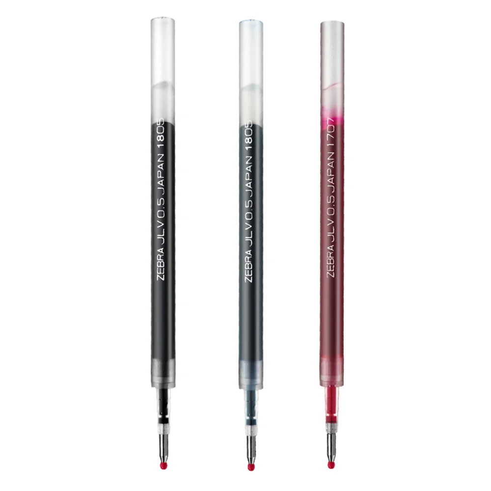 اليابان زيبرا جل القلم الأساسية السلس السلس وسريعة الجافة الصحافة الملء JLV-0.5 الأساسية استبدال الأساسية مناسبة ل JJ15/JJZ33/JJZ49 #4