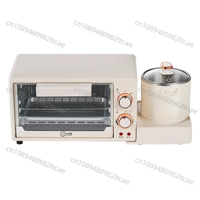 Multifunctional Breakfast Machine Household Fully Automatic Mini Electric Oven Roaster Small Light Food Frying Pan