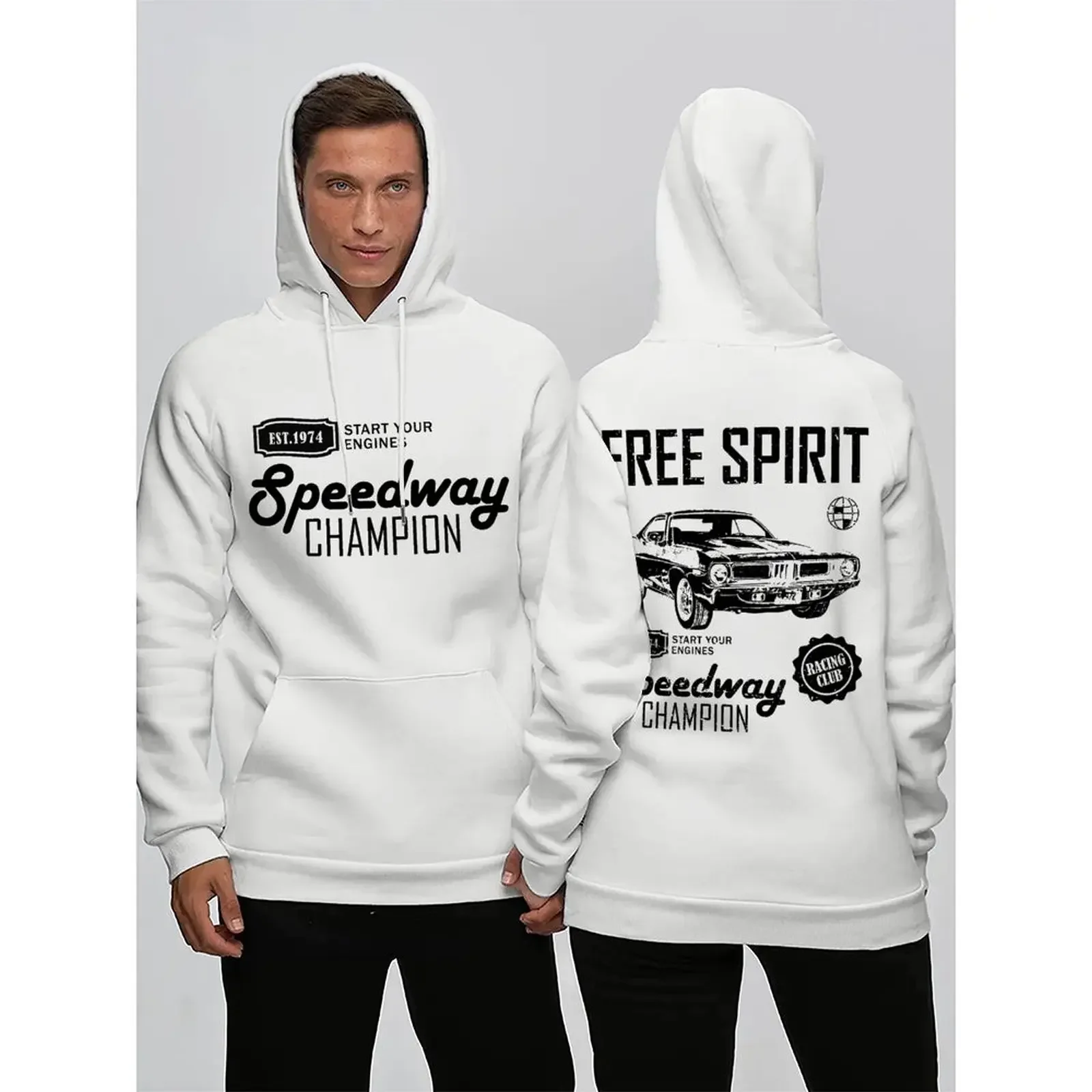 

Women's Sweater Hoodies Sweatshirts Velvet Winter Casual Spray-painted Print Colorful Long Sleeve Pullovers Autumn Woman Clothes