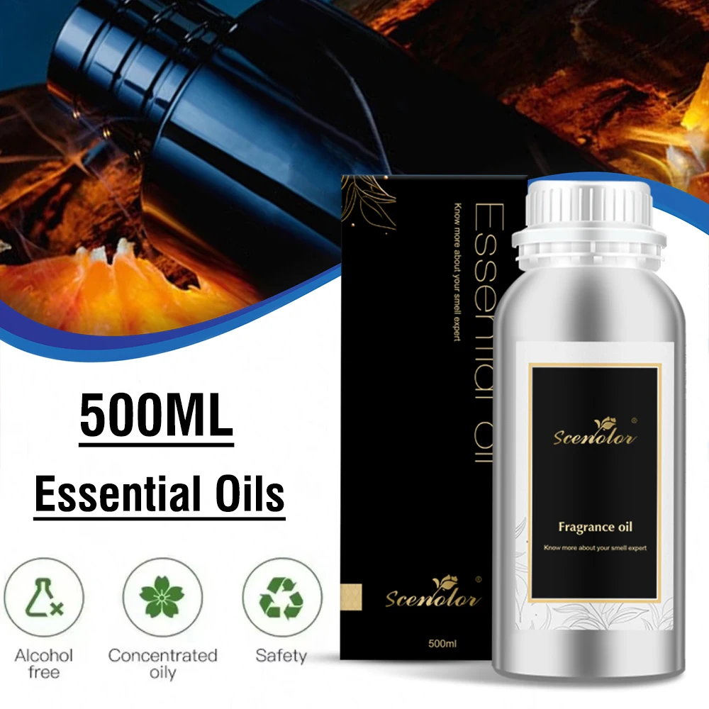 

500ML Home Perfume Oil Aroma Oil Essential Oils For Aromatic Diffuser For Hotel Office Shop Appliance Oasis Room Fragrance Oil