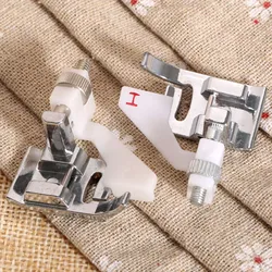 DRELD Metal Adjustable Sewing Machine Snap On Blind Hem Presser Foot Fit For Brother Singer Janome Sewing Machine