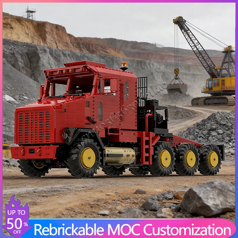 

5993 PCS Customize Transport Military Truck 8x8/6 MOC Building Block Model DIY Puzzle Assembly Toys For Children Festival Gifts