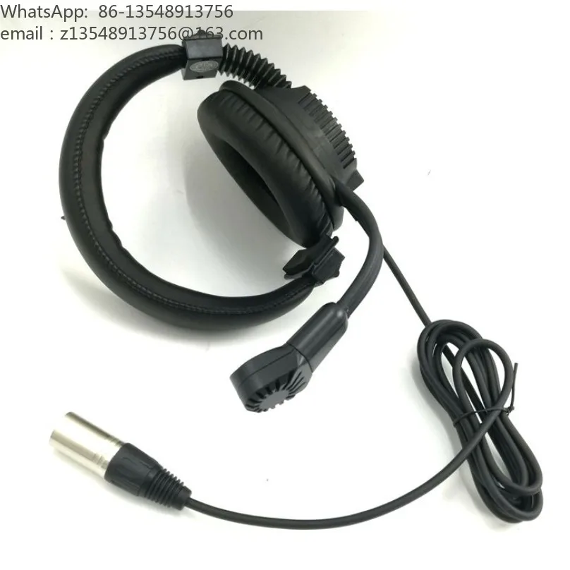 TXD‑898 5‑Pin XLR Head‑worn Dynamic Noise‑Canceling Intercom Headset for Broadcast Photographer