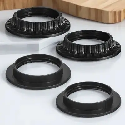 

4pcs Lamp Shade Adapter Light Socket Collar Ring Lampshade Fitting Retaining Ring for Pendant Table Floor Lamps Durable Heat