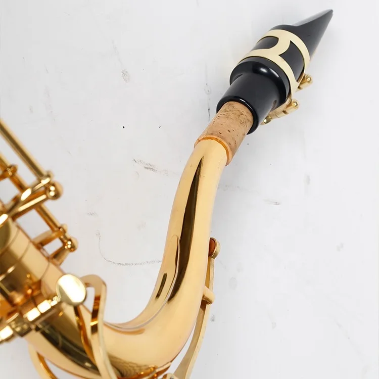 Goudlak Bb Key Student Sax China Tenor Saxofoon