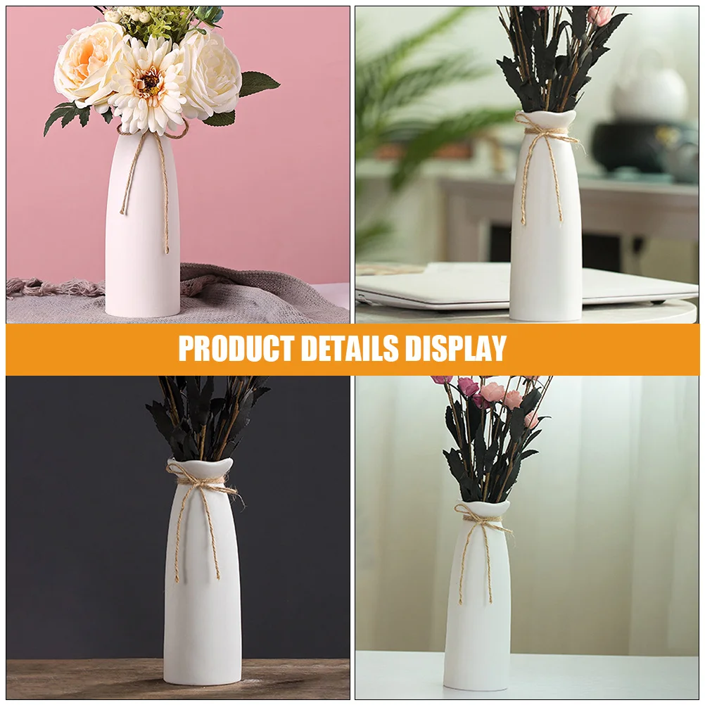 

Unique Centerpiece Vases Ceramic Ceramics Artistic Flower for Living Room Dining Table Decor