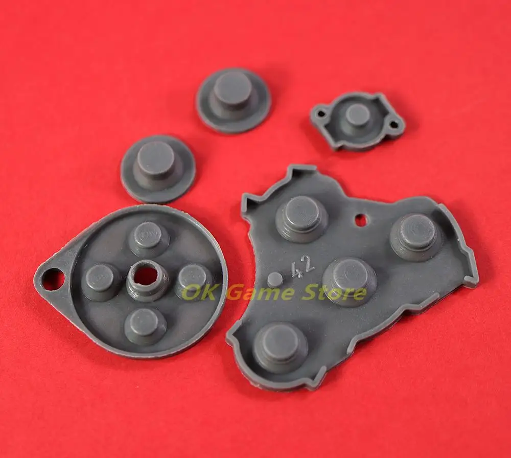 30sets Replacements For Nintendo GameCube NGC N GC Controller Conductive Silicone Rubber Button Pad